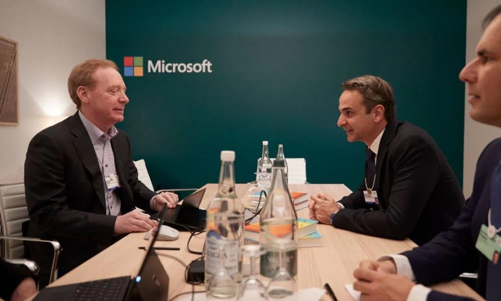 Παρουσίαση από τον Πρωθυπουργό η επένδυση 1 δισ. της Microsoft